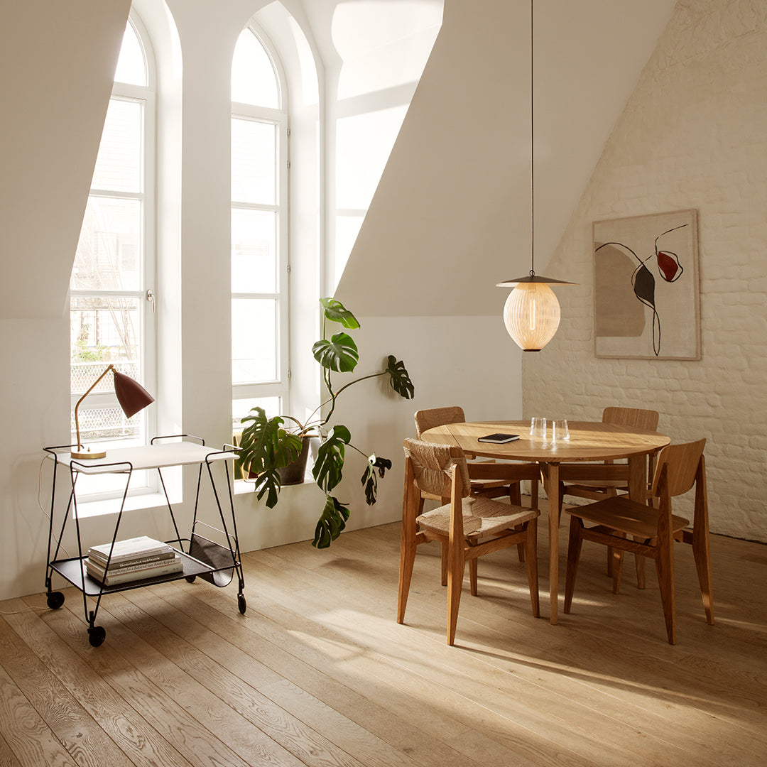 Modern C Chair Dining Chair with Durable Paper Cord Seat - Perfect for Kitchen, Dining Room, and Outdoor Patio Use