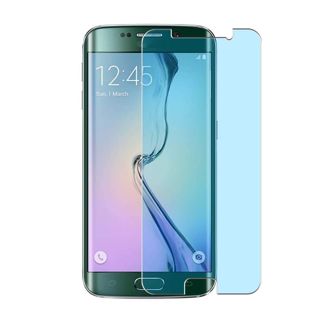 4 Pack Anti Blue Light Screen Protector for Samsung Galaxy S6 Edge+ - TPU Film Guard (Not Tempered Glass) - Reduce Eye Strain for Night Use & Gaming