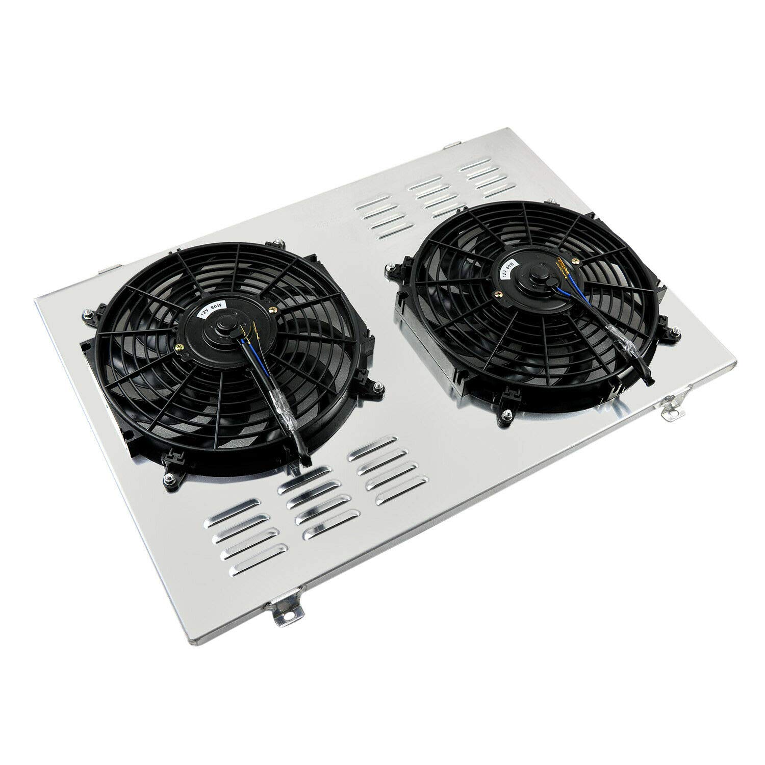 ALLOYWORKS Performance Shroud Fans for 1982-1992 Chevrolet Camaro V6/V8 & Pontiac Firebird 5.0L/3.1L V6/V8 Engines - High-Cooling Efficiency for Hot Weather & Track Racing