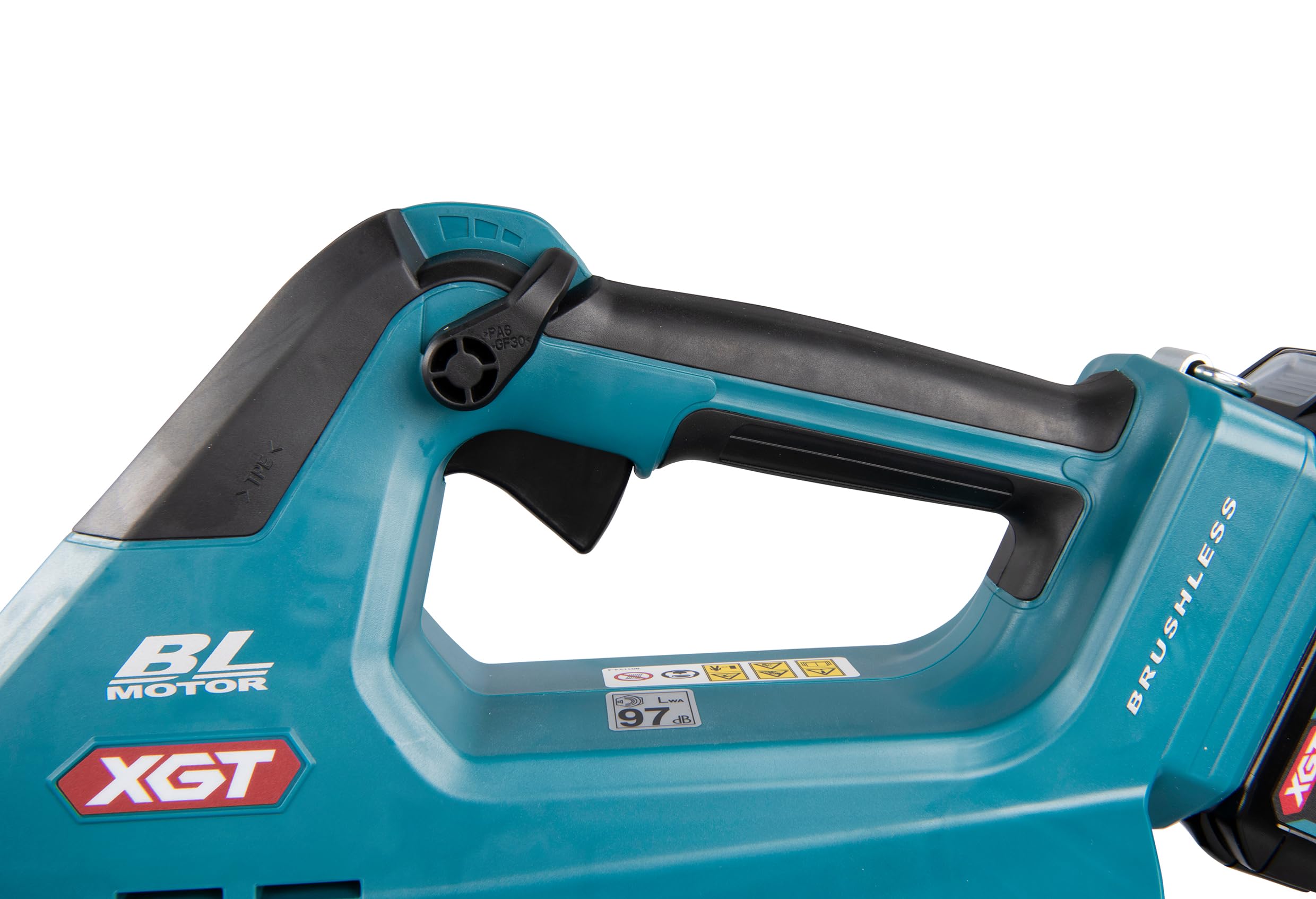 Makita UB001GZ 40V Max XGT Brushless Cordless Leaf Blower - Battery & Charger Not Included (Blue) - Perfect for Yard Cleanup, Driveway Clearing & Outdoor Maintenance