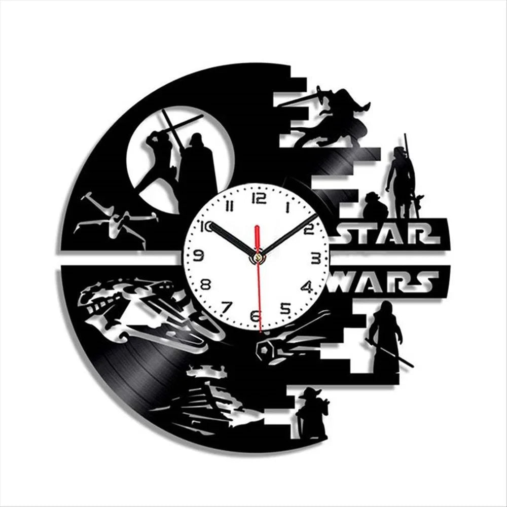 Space Series Wall Clock – 30cm Acrylic Modern Sci-Fi Design for Living Room, Bedroom & Office Decor