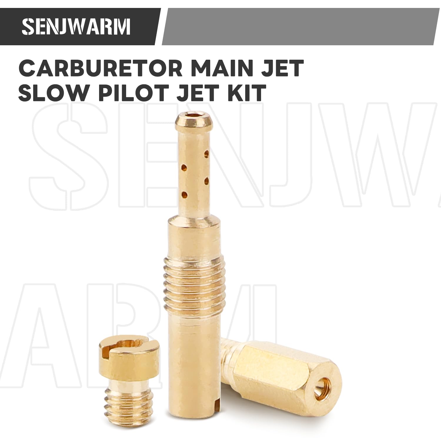 40PCS Carburetor Main Jet & Slow Pilot Jet Kit - Compatible with Keihin OKO KOSO PE PWK (Replaces #SCL-2018090002-ZH-T-01/02 & SCL-2018090001/03-ZH-T-01) - Includes 10 Slow Pilot Jets & 30 Main Jets - Perfect for Motorcycle, ATV & Dirt Bike Carburetor Tuning & Performance Upgrades