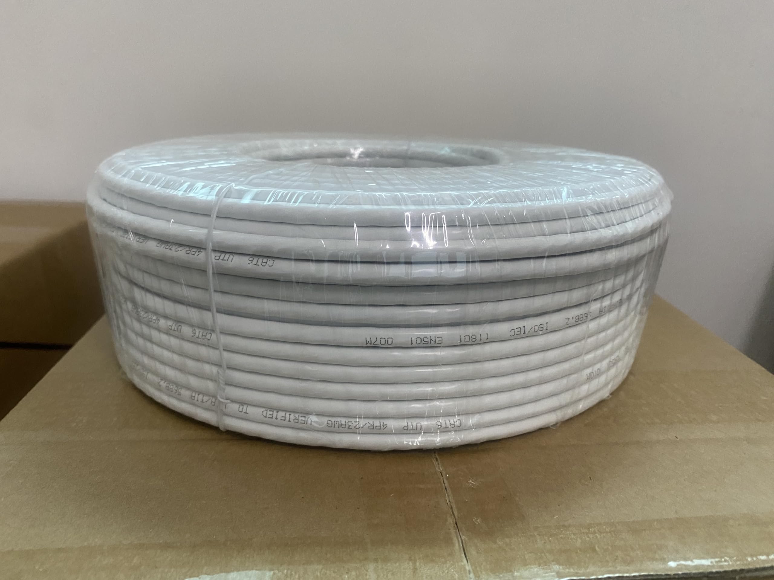 Soibke Cat 6 Ethernet Cable 100m (328ft) - High Speed Gigabit LAN Network Cable, Outdoor Weatherproof UTP 23AWG CCA Bulk Patch Cable - Perfect for Home Office, Gaming, Streaming & Outdoor Networking