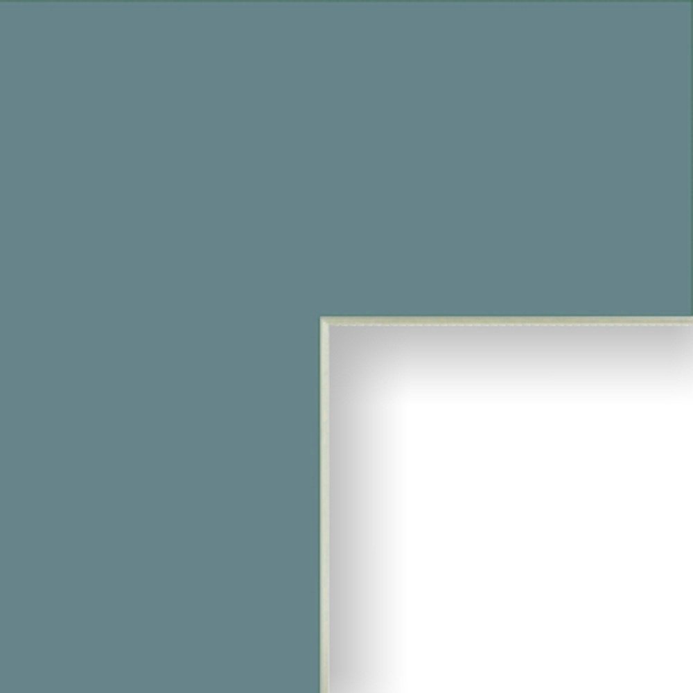 Craig Frames B248 20x27-Inch Picture Frame Mat - Single Opening for 16x24-Inch Photos - Sea Green with Cream Core - Perfect for Wall Art, Home Decor, and Photo Displays