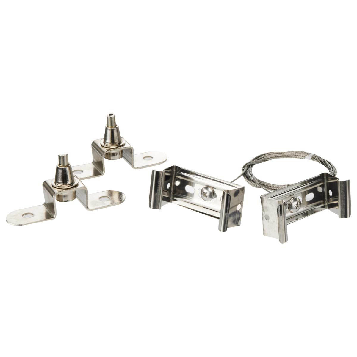 36 Inch Suspension Kit for 2' and 4' SATCO NUVO Vapor Proof Fixture - Heavy Duty Ceiling Mounting Hardware for Commercial & Industrial Lighting