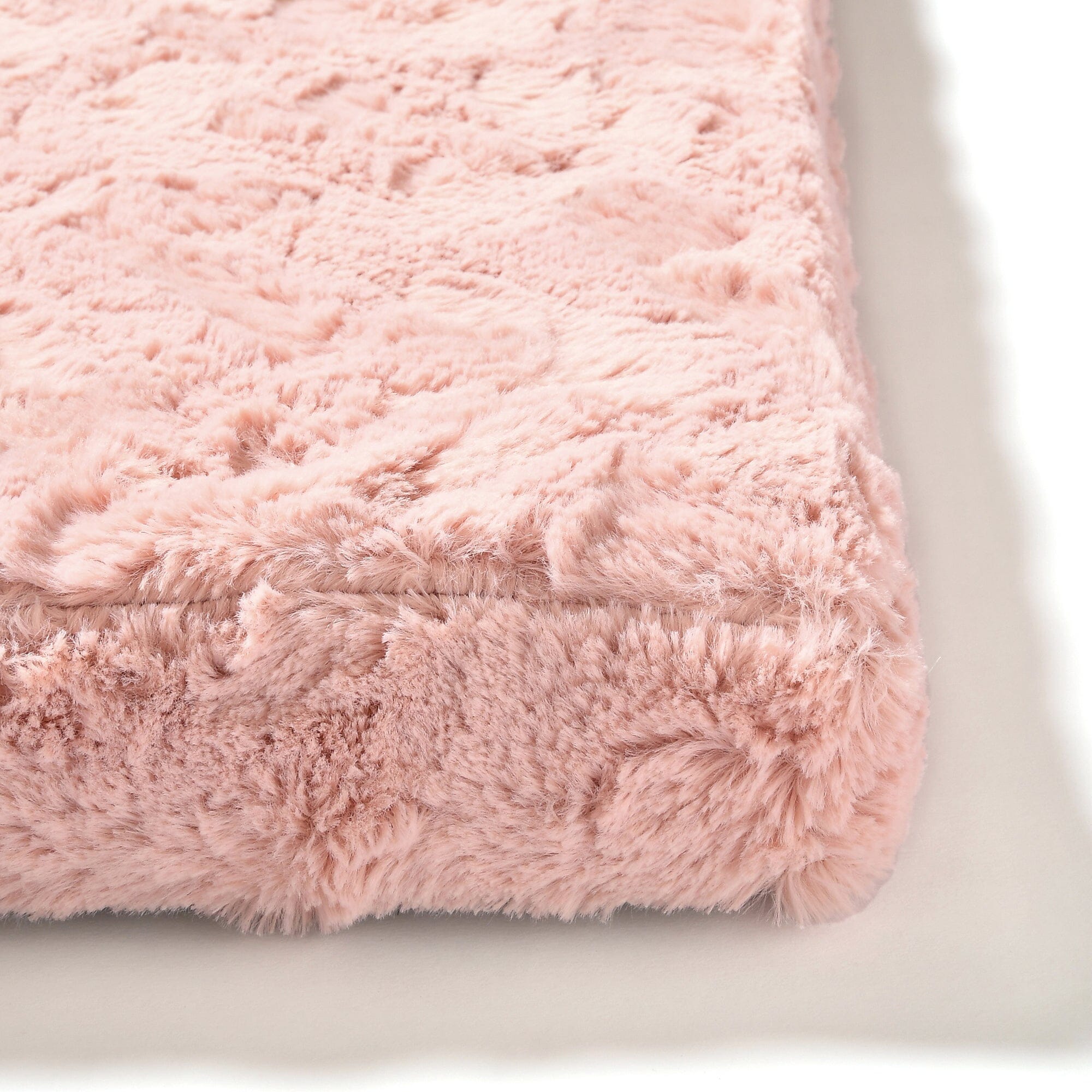 Ultra Plush Shaggy Area Rug 6.5x5 Feet Soft Pink - Perfect for Living Room, Bedroom, Nursery & Home Decor