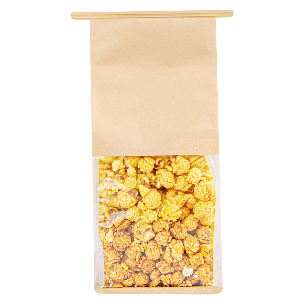 Premium Kraft Cotton Paper Tin Tie Bags with Clear Window - 5