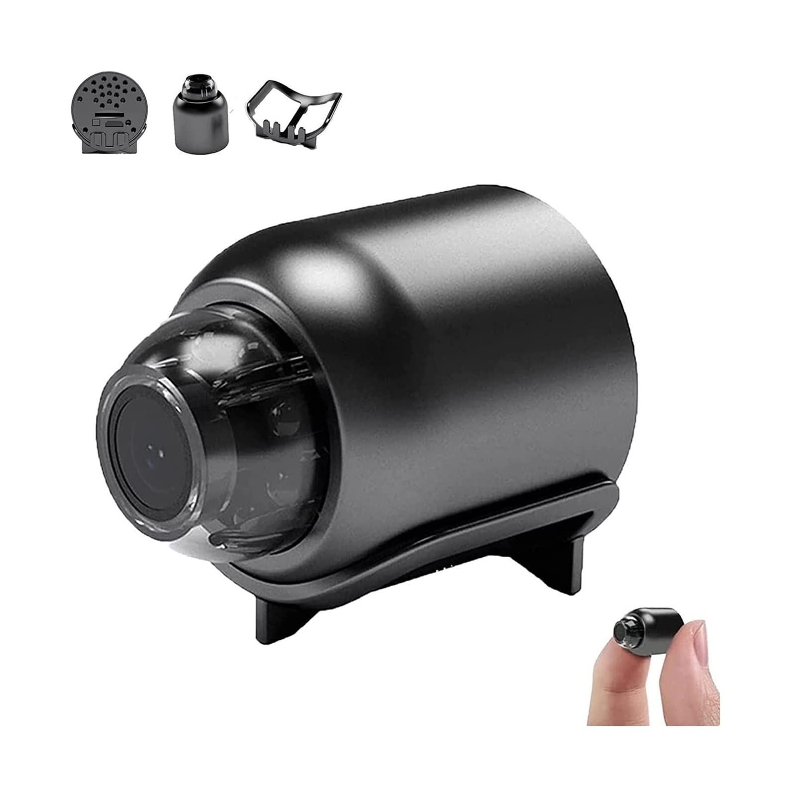 BFYNDE Mini 5G Wireless WiFi Security Camera 1080p HD with Night Vision - Compact Indoor/Outdoor Surveillance Camera for Home, Baby Monitor, Pet Camera & Office Security