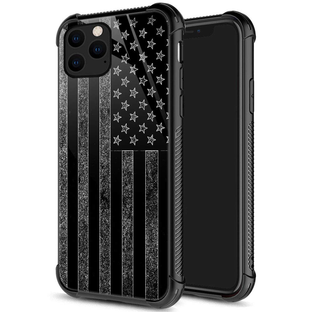 Military-Grade Shockproof iPhone 13 Case with All-Around Protection & Anti-Scratch Design - Gray Flag | Perfect for Outdoor Adventures, Work & Daily Use