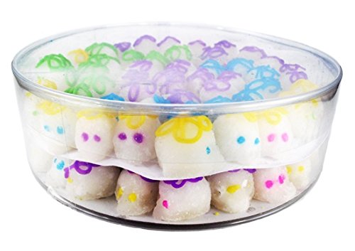 Colorful Sugar Candy Skulls Miniature - Mexican Calaveritas Decorations - 100 Pieces Bulk Pack for Dia de los Muertos, Halloween Party Favors & Gift Bags