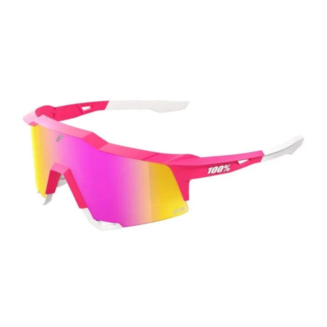Speedcraft® Tatis 24 Polarized Sunglasses for Men & Women - 100% UV Protection with HiPER® Vital Pink Mirror Lens - Perfect for Driving, Running & Outdoor Sports