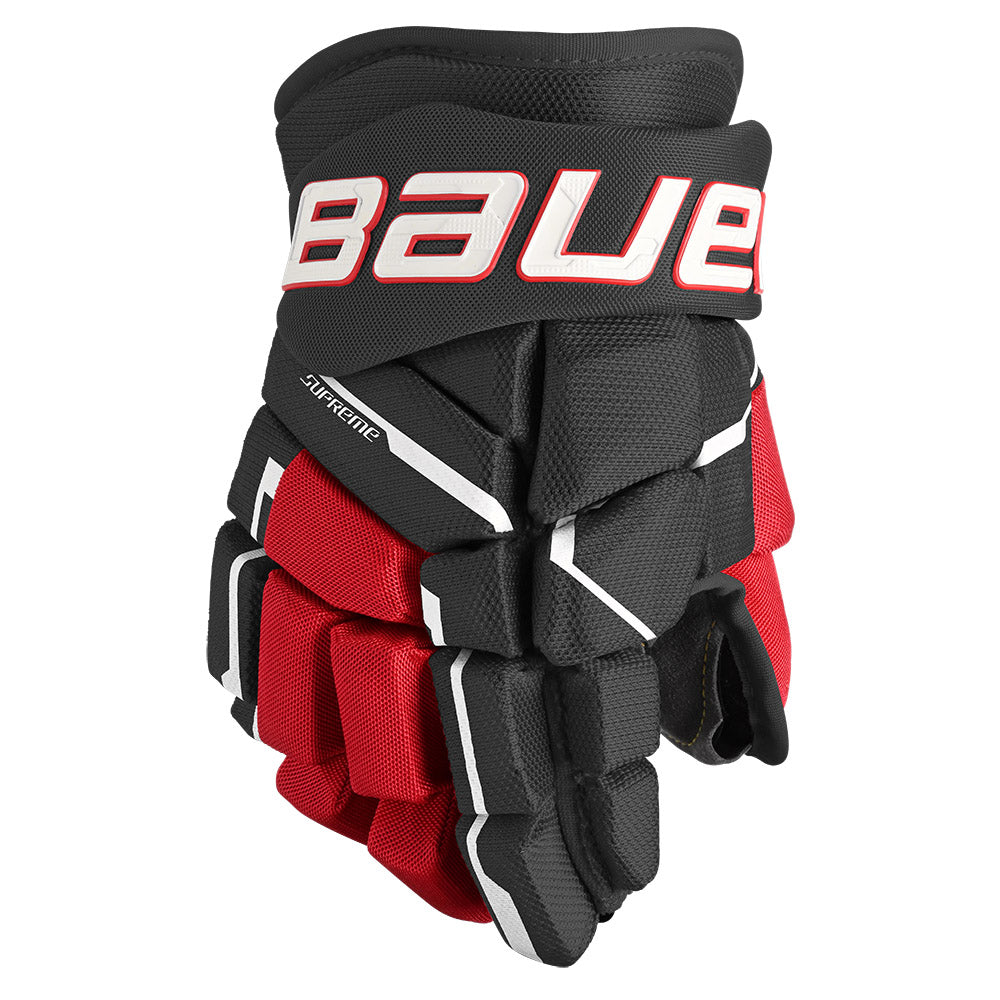Bauer Supreme M5 Pro Junior Ice Hockey Gloves - Youth Hockey Gloves for Boys & Girls - Protective Gear for Ice Skating & Hockey Practice - Perfect for Games, Training & Winter Sports