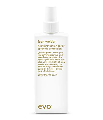 EVO Icon Welder Heat Protection Spray - Leave-In Heat Protectant for Hair - Style Support & Shine Enhancer - Perfect for Styling, Blow Drying & Heat Tools