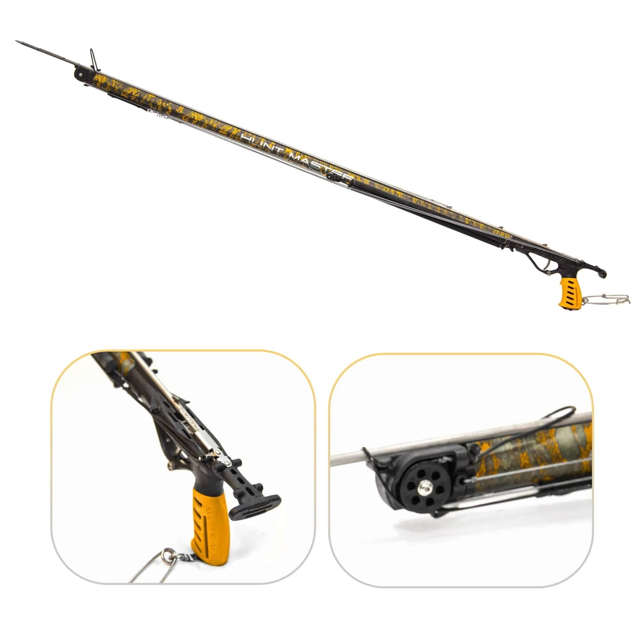 Hunt Master Wigun Aluminum Invert Roller Speargun Camo Series - Professional Spearfishing Gear for Underwater Hunting & Ocean Adventures