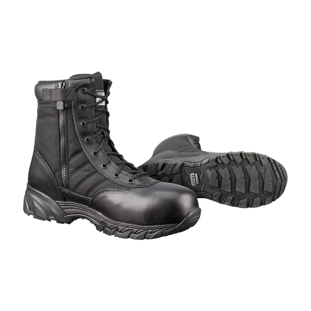Original SWAT Classic 225201 Men's Size 9 CSA Certified Composite Toe Work Boots with Side Zipper - Durable Safety Shoes for Construction, Warehouse & Outdoor Work