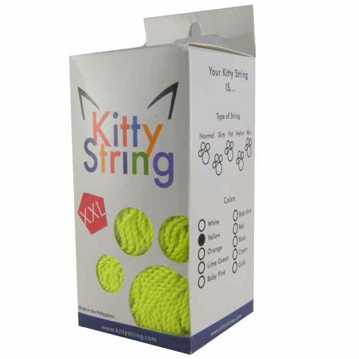 10 Pack Kitty String Cat Toy - 100% Polyester XXL Size for Large Cats - Perfect for Playtime, Training & Interactive Fun with Your Feline Friend