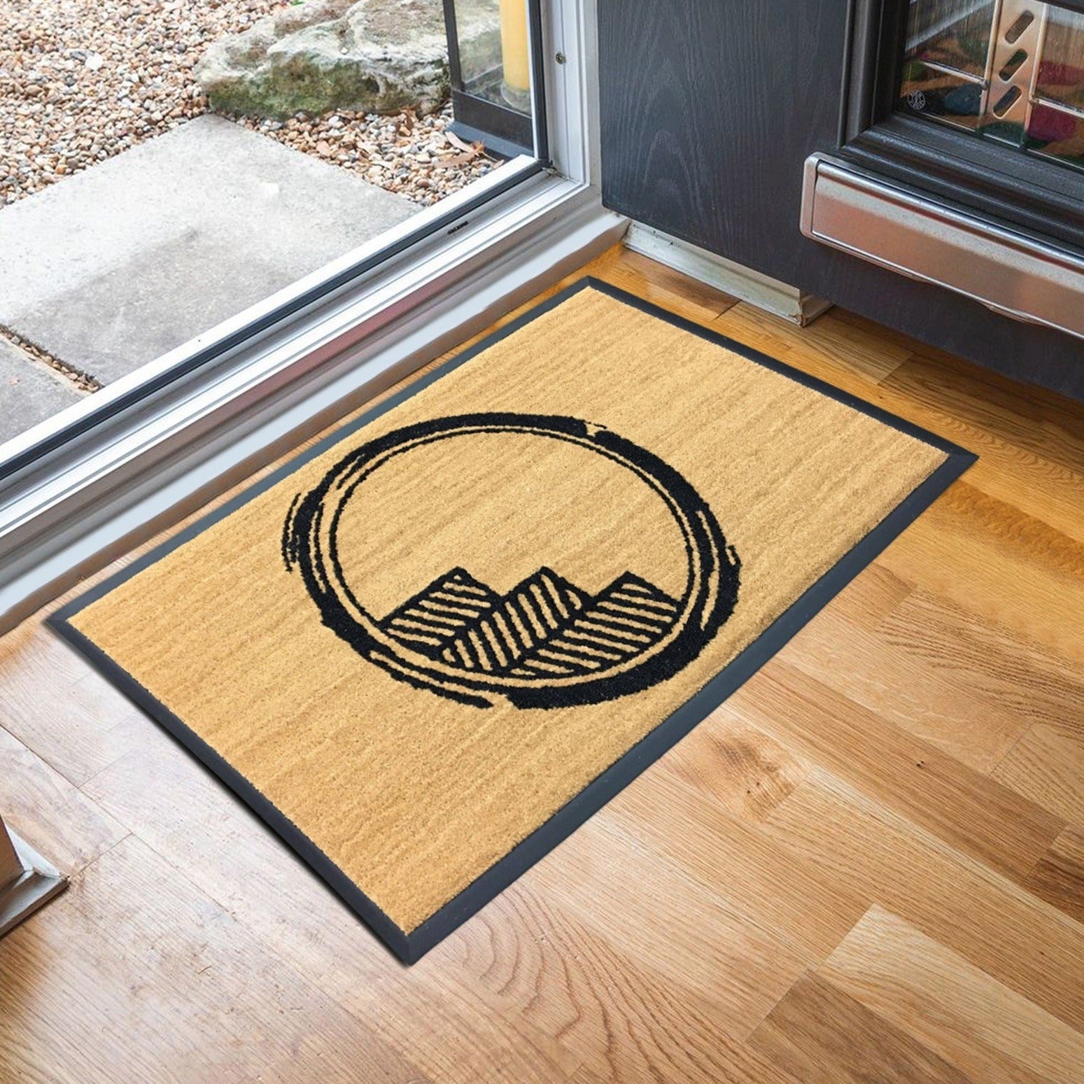 Custom Logo Coconut Coir Doormats - Eco-Friendly & Durable Entryway Mats for Home & Office - Perfect for Indoor & Outdoor Use