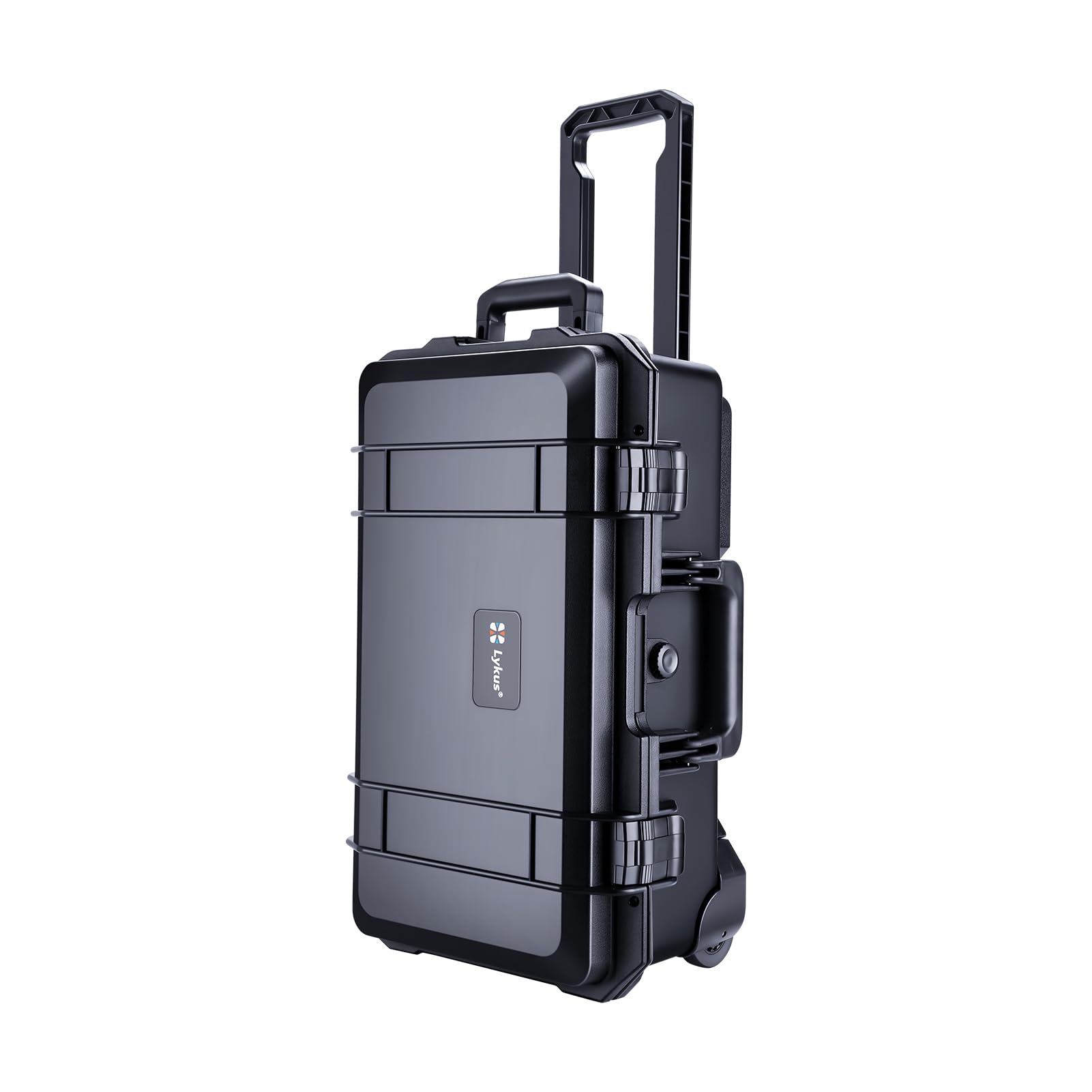 Lykus HC-5120 Waterproof Rolling Hard Case with Customizable Foam - 20.3x11.3x7.3 Inch Interior for Camera, Drone, Electronics & Tools | Perfect for Travel, Outdoor Adventures & Equipment Protection