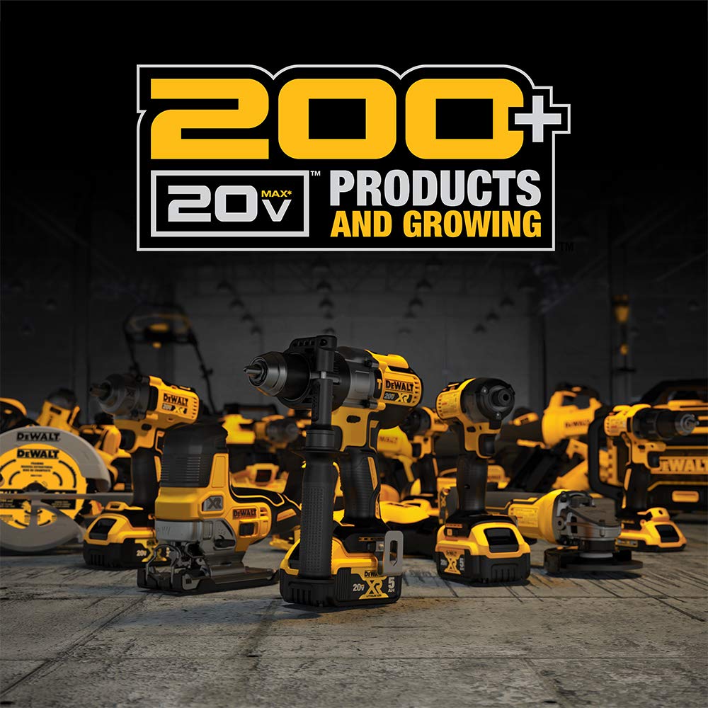 DEWALT 20V MAX* Brushless Cordless Drill and Impact Driver Combo Kit with 2 Batteries & Charger (DCK277C2) - Perfect for DIY Projects, Home Repairs, and Professional Construction Work
