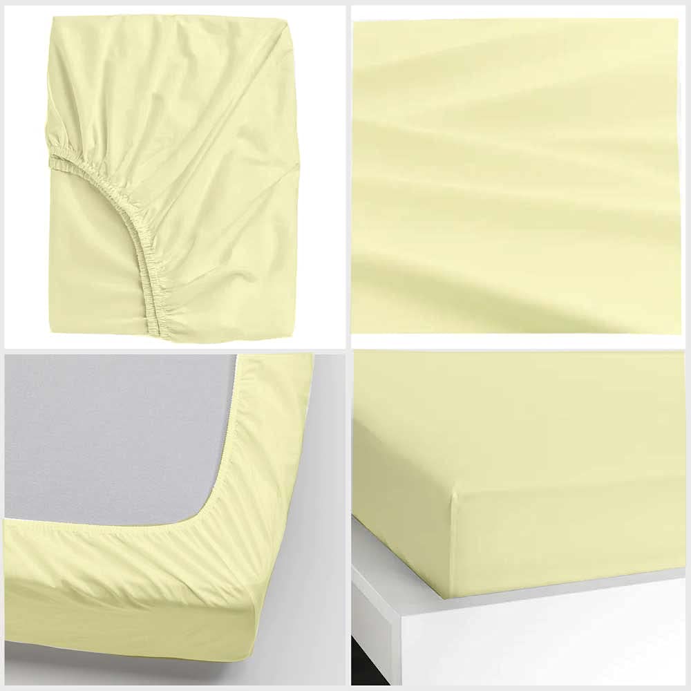 Premium 600-Thread-Count Egyptian Cotton Fitted Sheet - 12