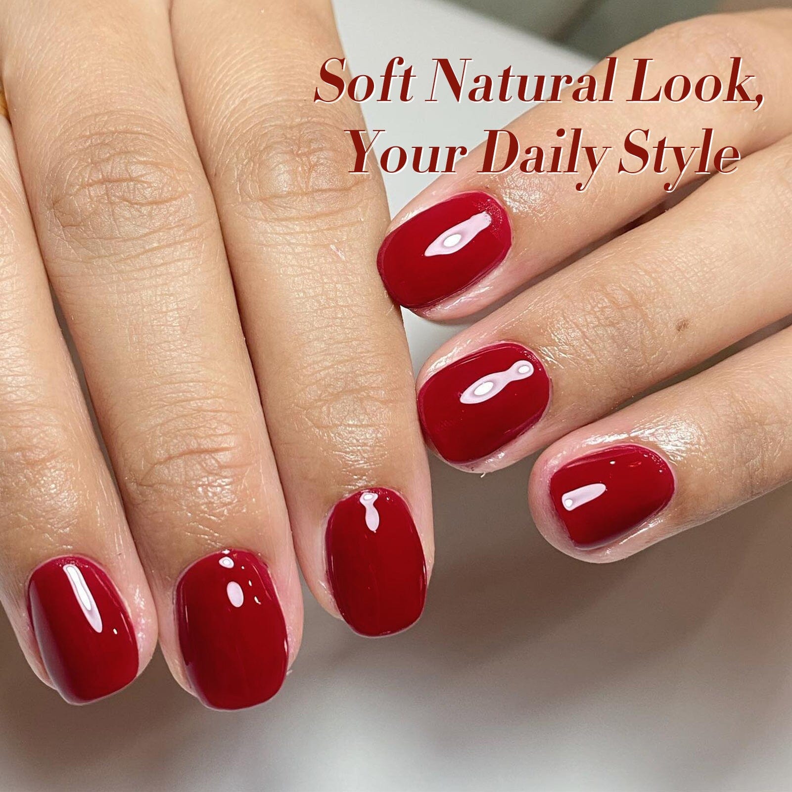 Hema-Free Red Gel Nail Polish #39 - 15ml Long Lasting Vegan Nail Lacquer for Manicures & Pedicures - Perfect for Salons, Home Use & Special Occasions