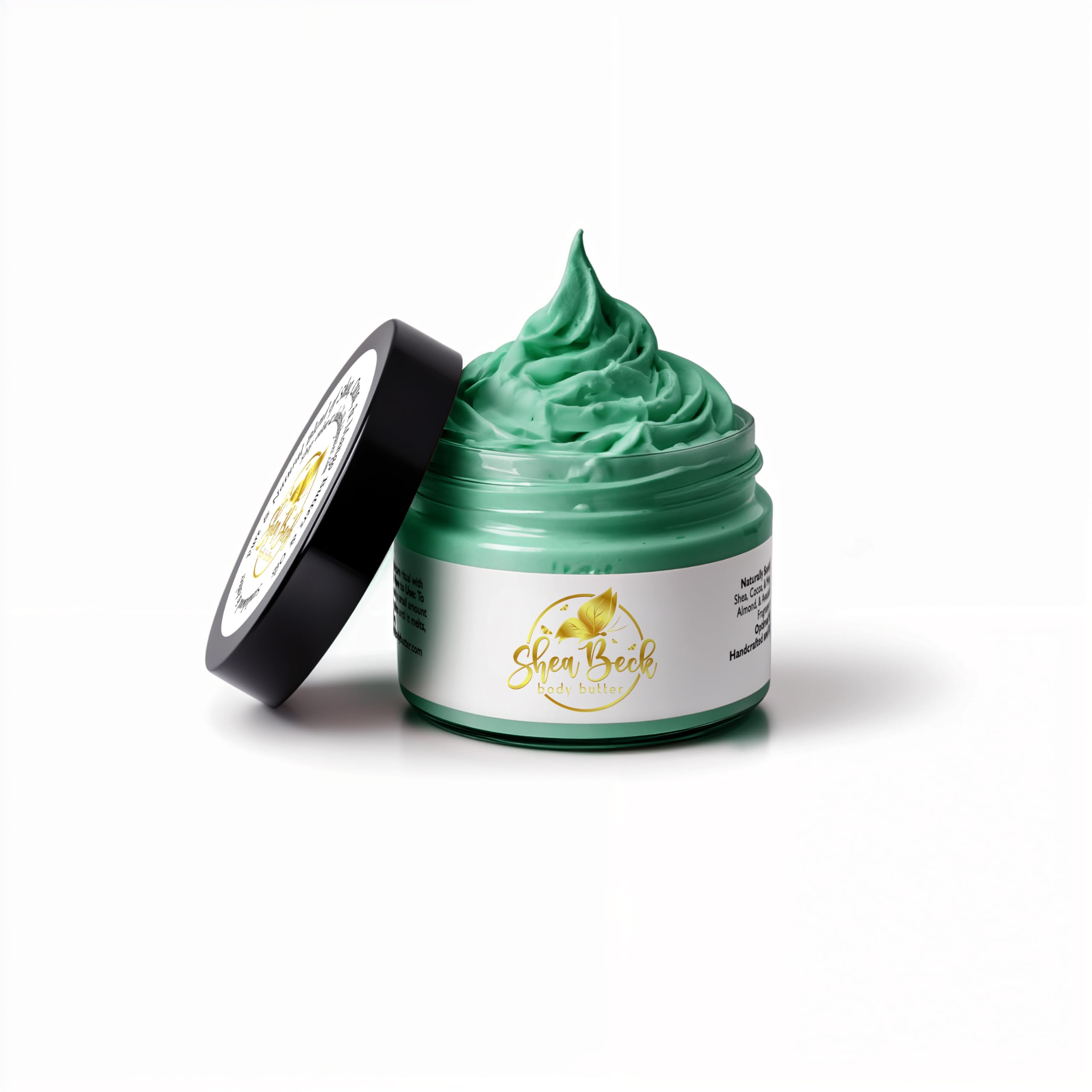 Natural Shea, Cocoa & Mango Body Butter with Jojoba Oil - Deep Moisturizing Cream for Radiant Skin & Beard Care (4oz, Jasmine Scent) | Perfect for Dry Skin, Night Routine & Gift Sets