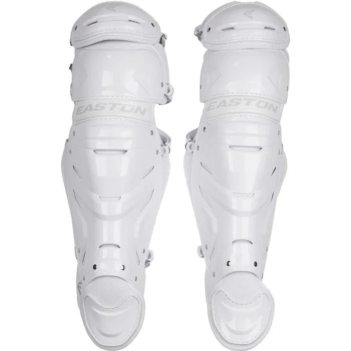 Easton Gametime Whiteout (Solid White) Adult Catcher's Set - A165427 | Baseball & Softball Equipment for Catchers | Perfect for Training & Games