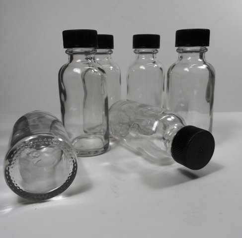 25 Pack 1oz Glass Boston Round Bottles with Caps - Heavy Duty Amber Glass for Essential Oils, Aromatherapy, DIY Beauty, Travel & Medicine Storage - Perfect for Home, Spa & Craft Projects