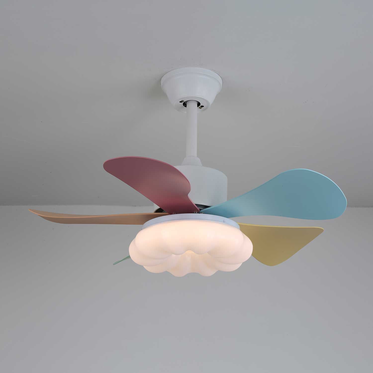 Candy Breeze 52 Inch Ceiling Fan with Light Kit - Remote Control, Reversible Blades, Energy Efficient - Perfect for Bedroom, Living Room, and Outdoor Patio