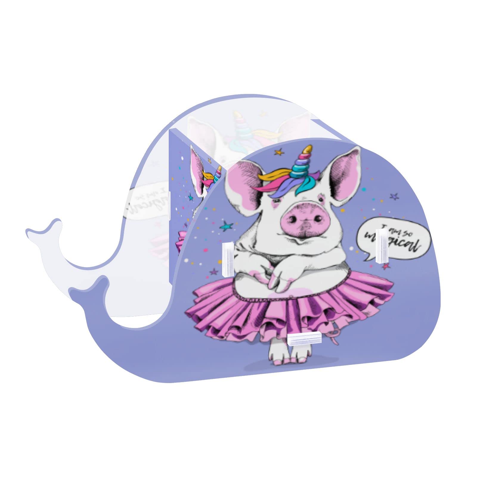Multifunctional Cute Pig & Unicorn Pencil Holder - Cartoon Animal Desk Organizer with Phone Stand, Storage Box for School, Office & Home Decor | Perfect for Kids' Study, Workstation & Gift Ideas