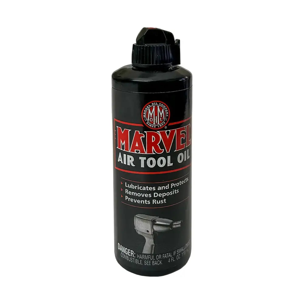 AA Marvel Air Tool Oil (4oz) - Premium Lubricant for Pneumatic Tools - Extends Tool Life & Prevents Rust - Ideal for Air Compressors, Nail Guns & Impact Wrenches