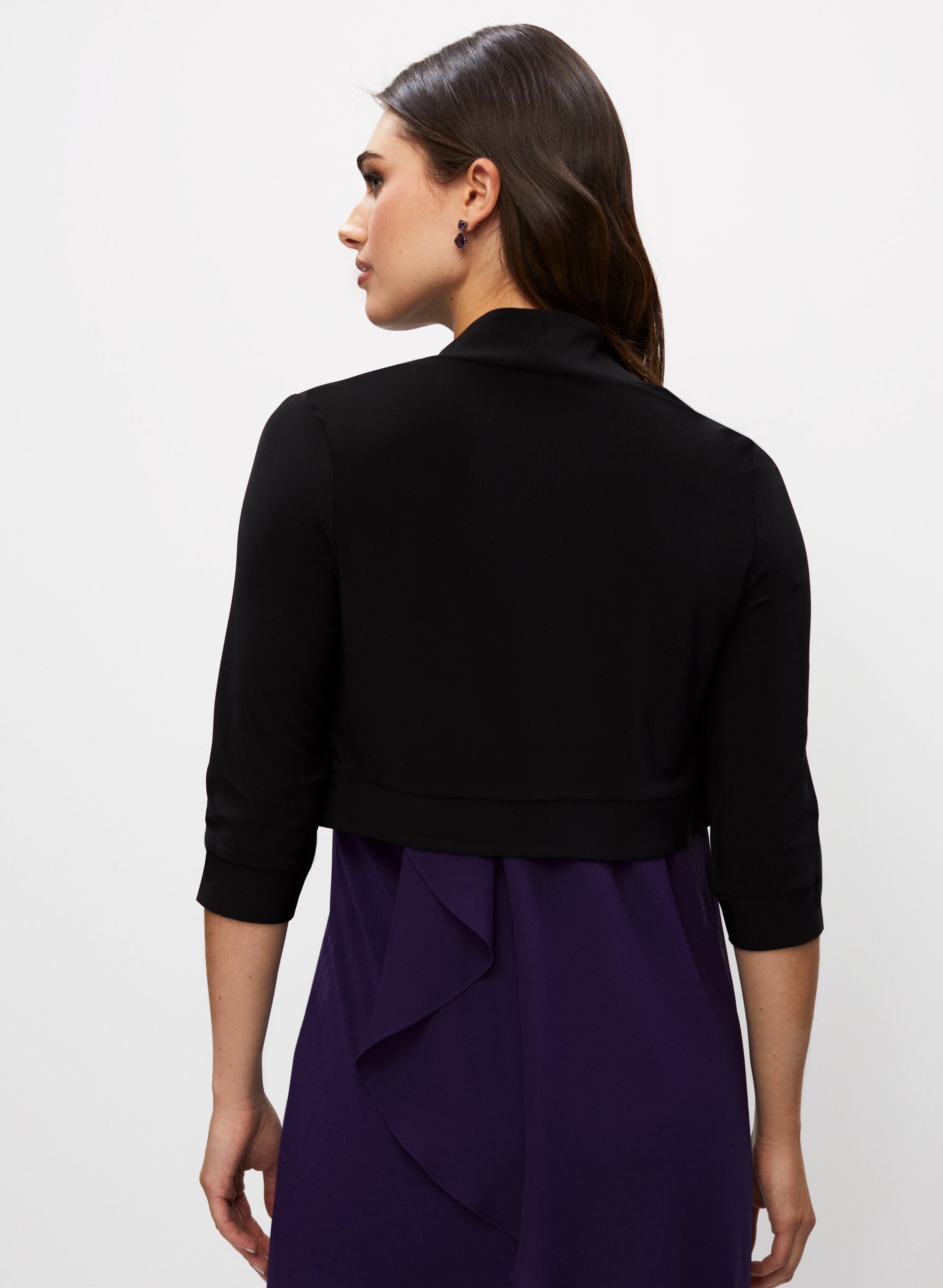 3/4 Sleeve Bolero Jacket for Women - Elegant Lace Cover-Up Shrug - Perfect for Weddings, Parties & Evening Events
