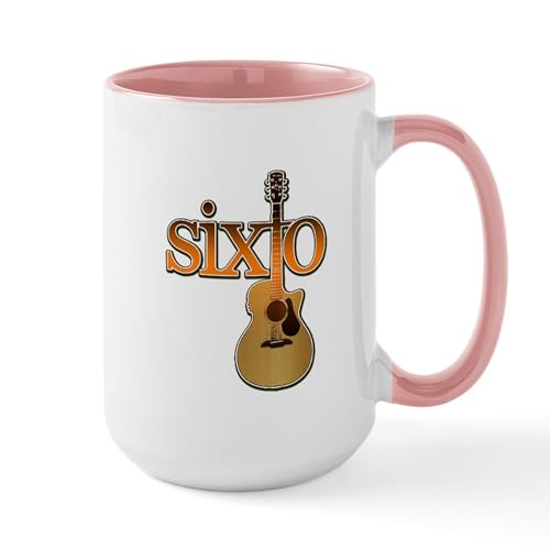 White/Pink Inside - SIXTO GUITAR! Mug
