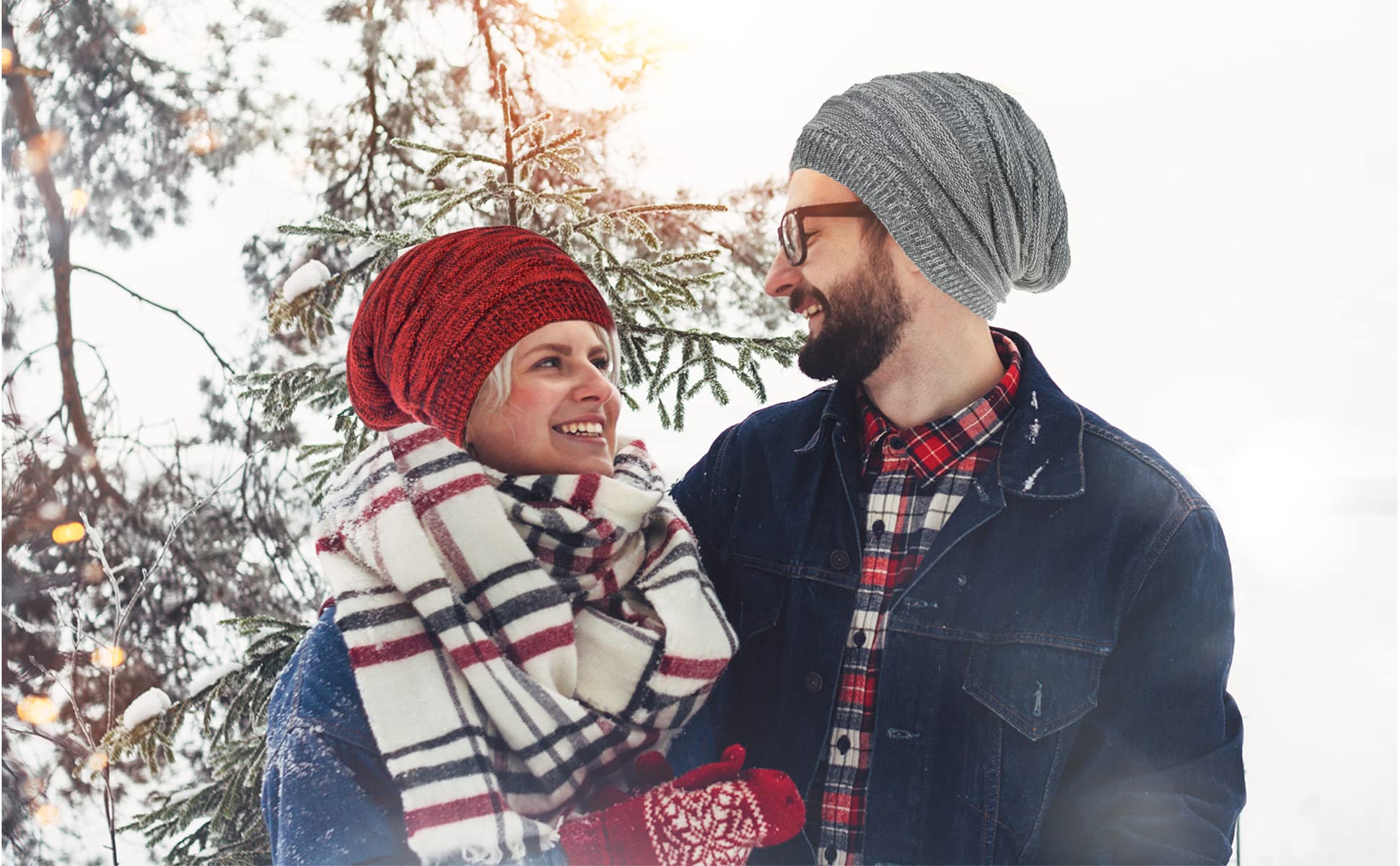 Women's Winter Beanie Hats - Warm Chunky Cable Knit Soft Wool Hats for Cold Weather - Cozy Outdoor Activities & Snow Sports Accessories