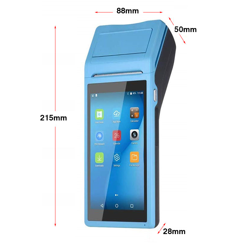 P58 S1/S2 Wireless Handheld POS Terminal - Bluetooth Barcode Scanner for Retail Stores, Restaurants & Mobile Payments | Fast Checkout Solution for Small Businesses