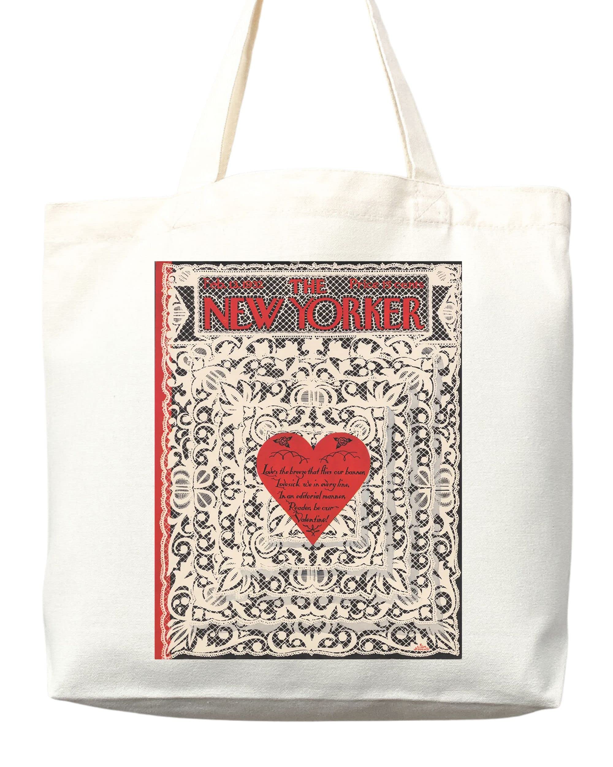 New Yorker Magazine Tote Bag - Stylish Canvas Shopper with Artistic Print - Perfect for Grocery Shopping, Beach Trips & Everyday Use