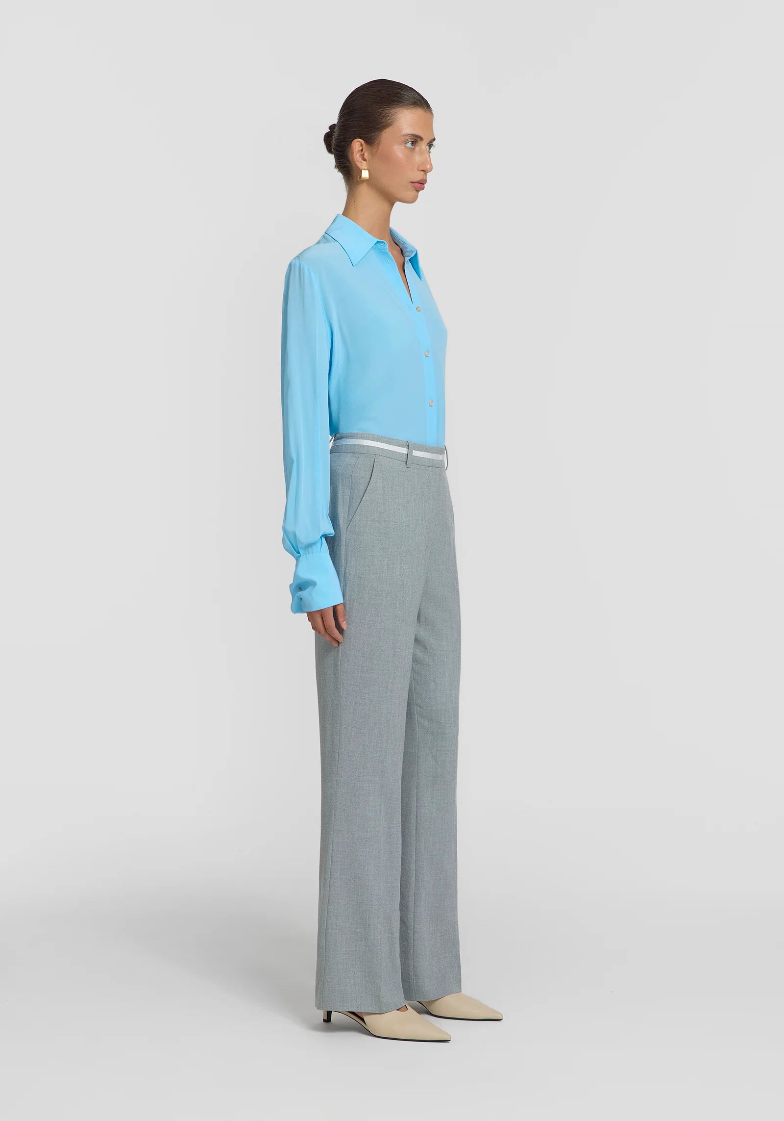 Premium Antidote Silk Shirt for Women - Breathable & Luxurious Blouse for Office, Party & Special Occasions