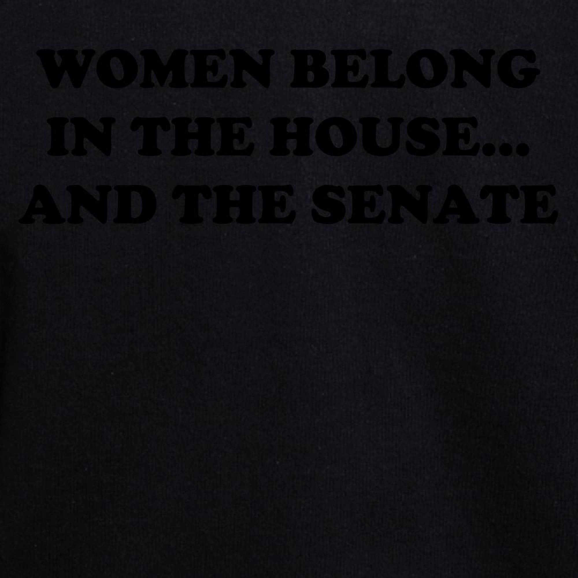 Women Belong In The House Zip-Up Hoodie Sweatshirt for Women - Comfortable & Stylish Pullover for Casual Wear, Workouts & Political Events