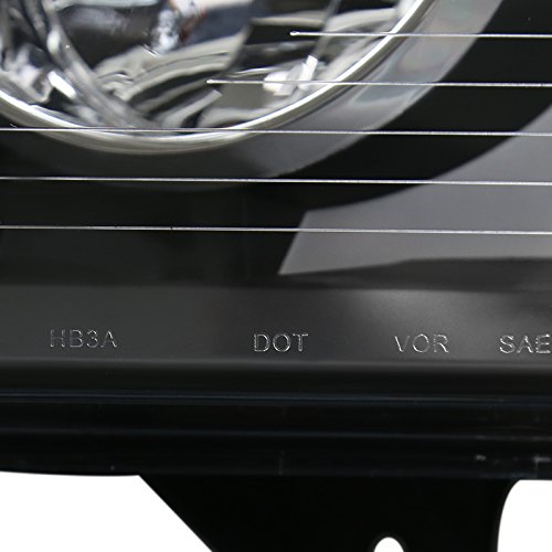 Spec-D Tuning Black Headlights & Corner Lights for 2006-2010 Dodge Charger - Left & Right Pair Headlight Assembly - Upgrade Your Ride for Night Driving & Car Shows
