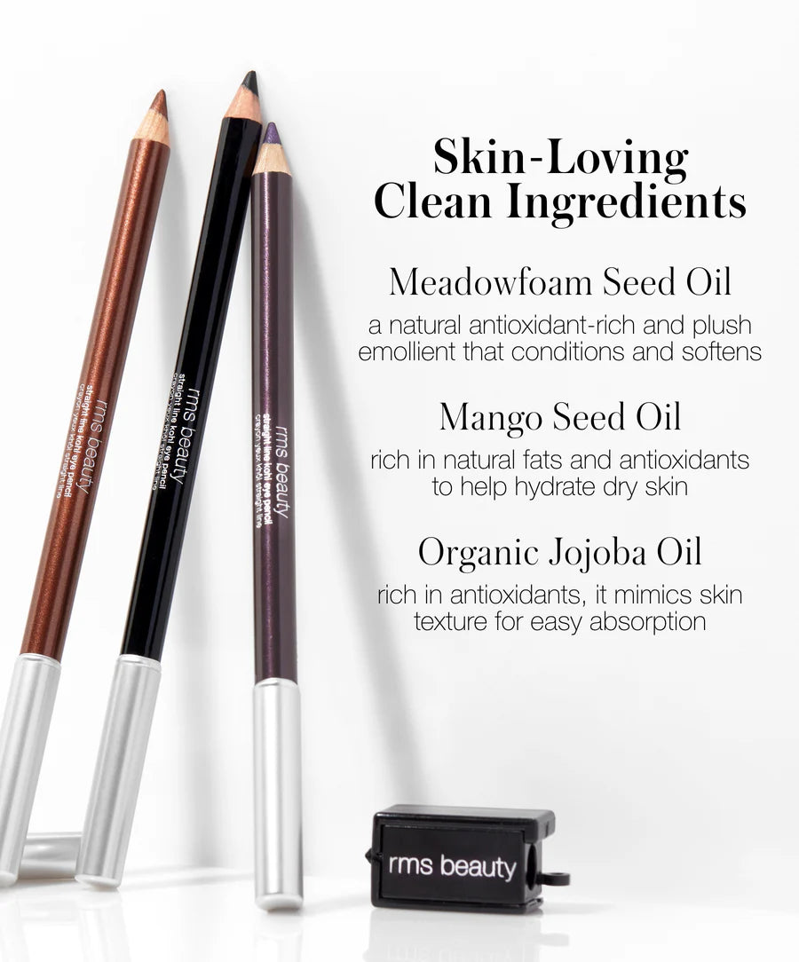 Long-Lasting Straight Line Kohl Eyeliner Pencil - Smudge-Proof & Waterproof for Precise Eye Makeup - Perfect for Everyday Wear, Parties & Special Occasions