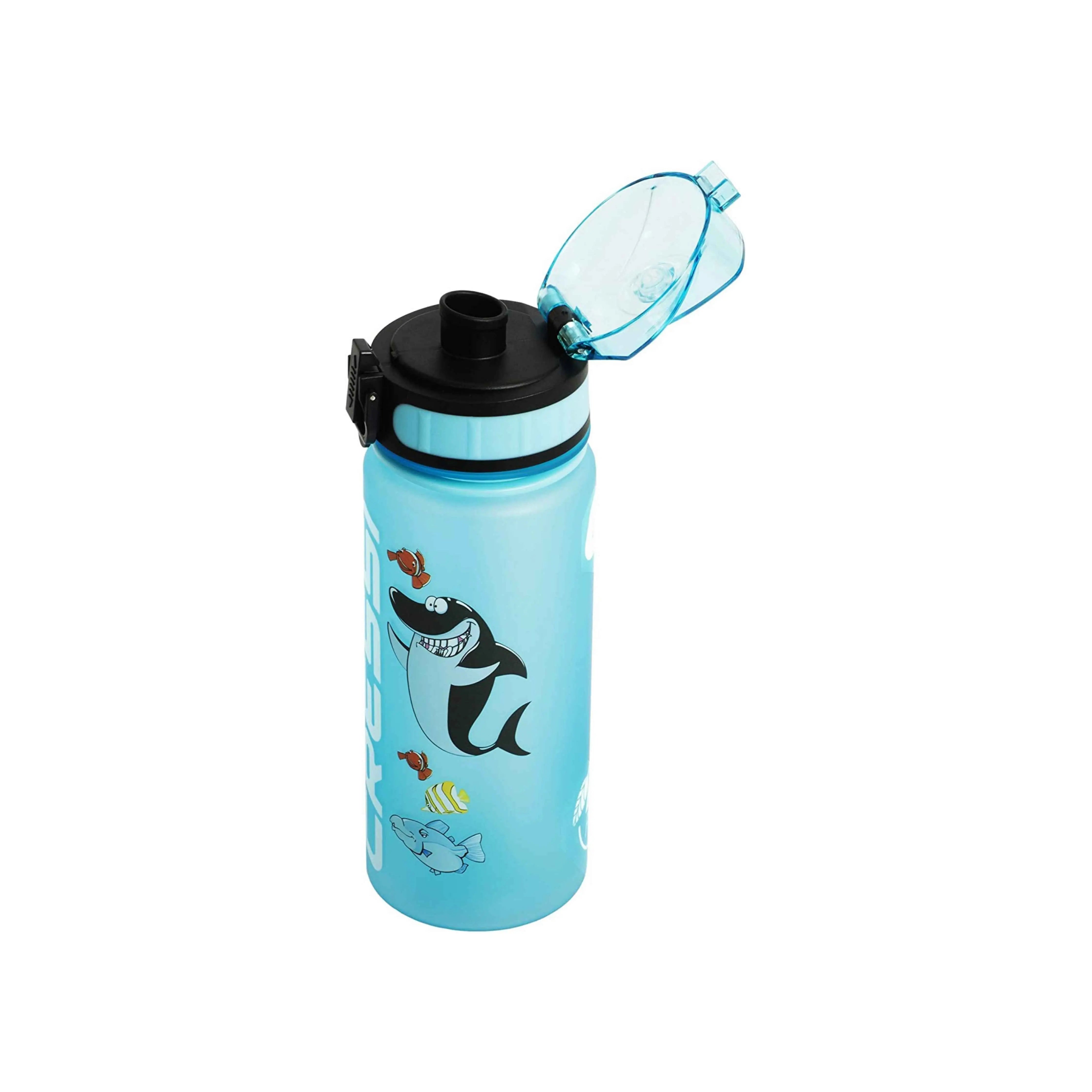 Cressi H2O Frosted Water Bottle for Kids - BPA Free, Leak Proof, Durable for School, Sports & Outdoor Activities