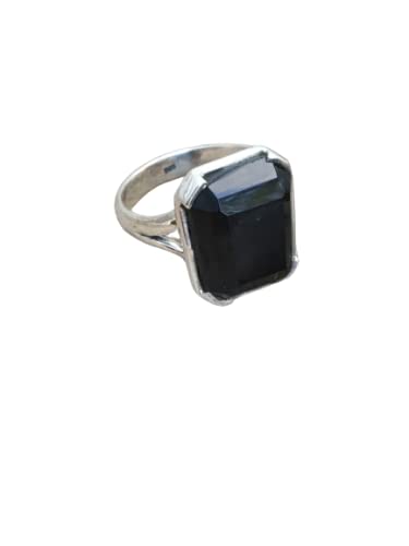 Black Onyx Ring 925 Sterling Silver Handmade Statement Ring for Women | Emerald Cut Gemstone Jewelry | Christmas Gift, Boho Style | Perfect for Parties, Weddings & Everyday Wear