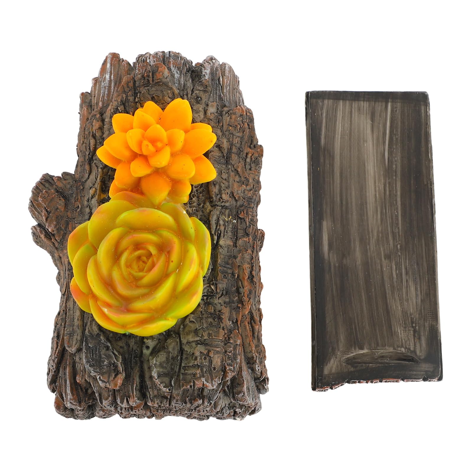 Faux Stump Key Box - Weatherproof Outdoor Key Holder with Hidden Compartment | Perfect for Garden, Yard & Home Security (Hide Spare Keys Safely)