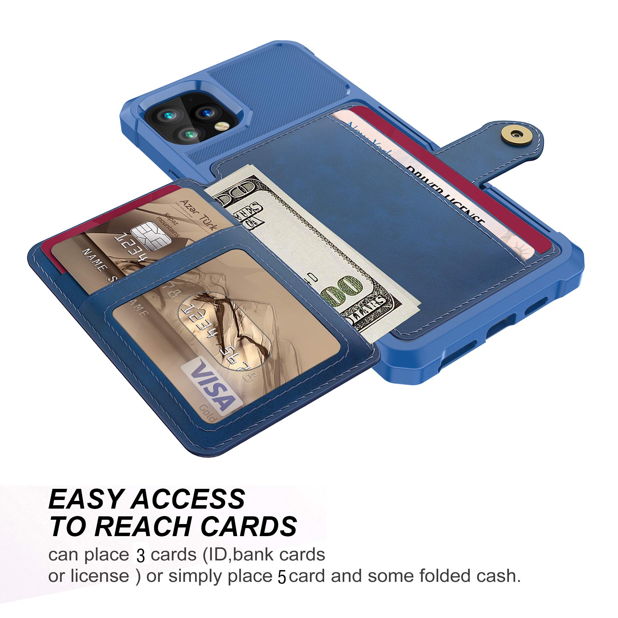 Magnetic Wallet Case for iPhone 12 Pro Max (6.7