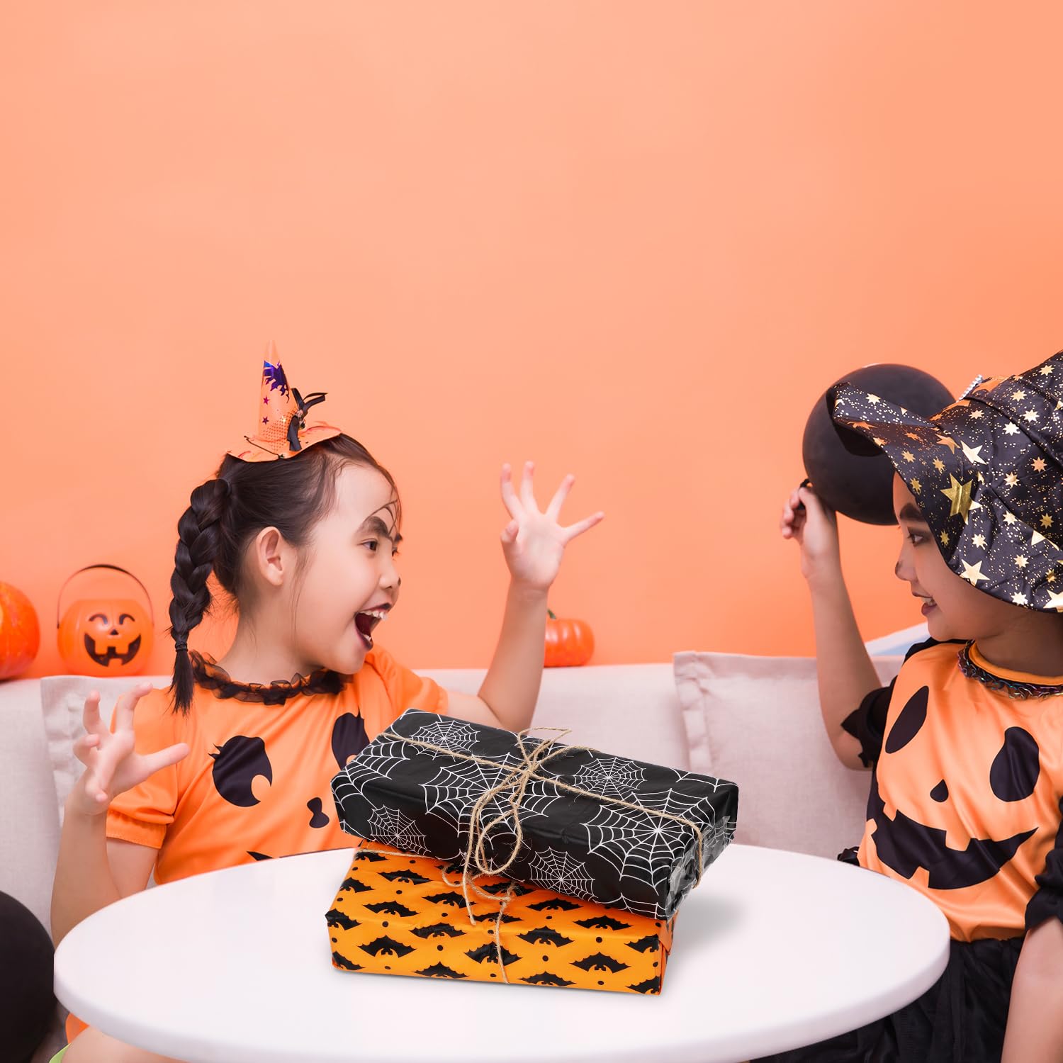 30 Sheets Halloween Gift Wrapping Tissue Paper - 5 Unique Designs for Party Decorations, Gifts & Crafts | Perfect for Halloween Party Favors, Gift Bags & DIY Decor
