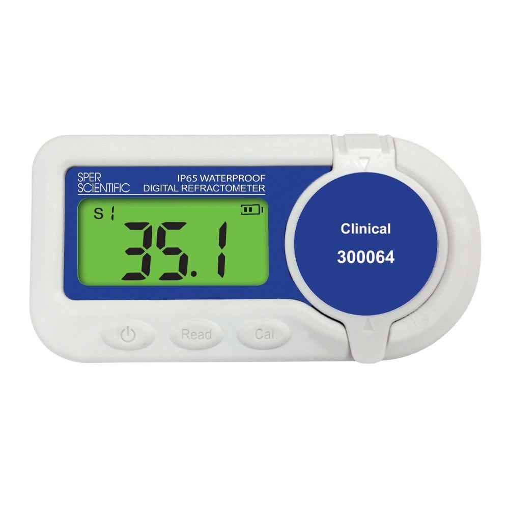 Waterproof Digital Refractometer for Clinical Use - High Precision Brix Measurement Tool for Wine, Beer, Honey & Juice Testing in Labs and Breweries