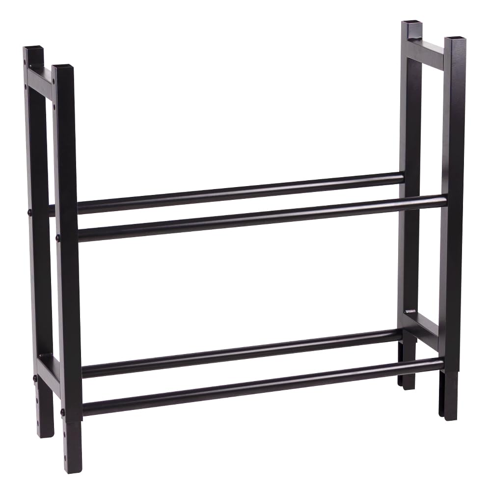 MVP Disc Sports Disc Station Storage Rack with 2 Shelf Extension - Organize Your Ultimate Frisbee Discs for Home, Park & Tournament Play