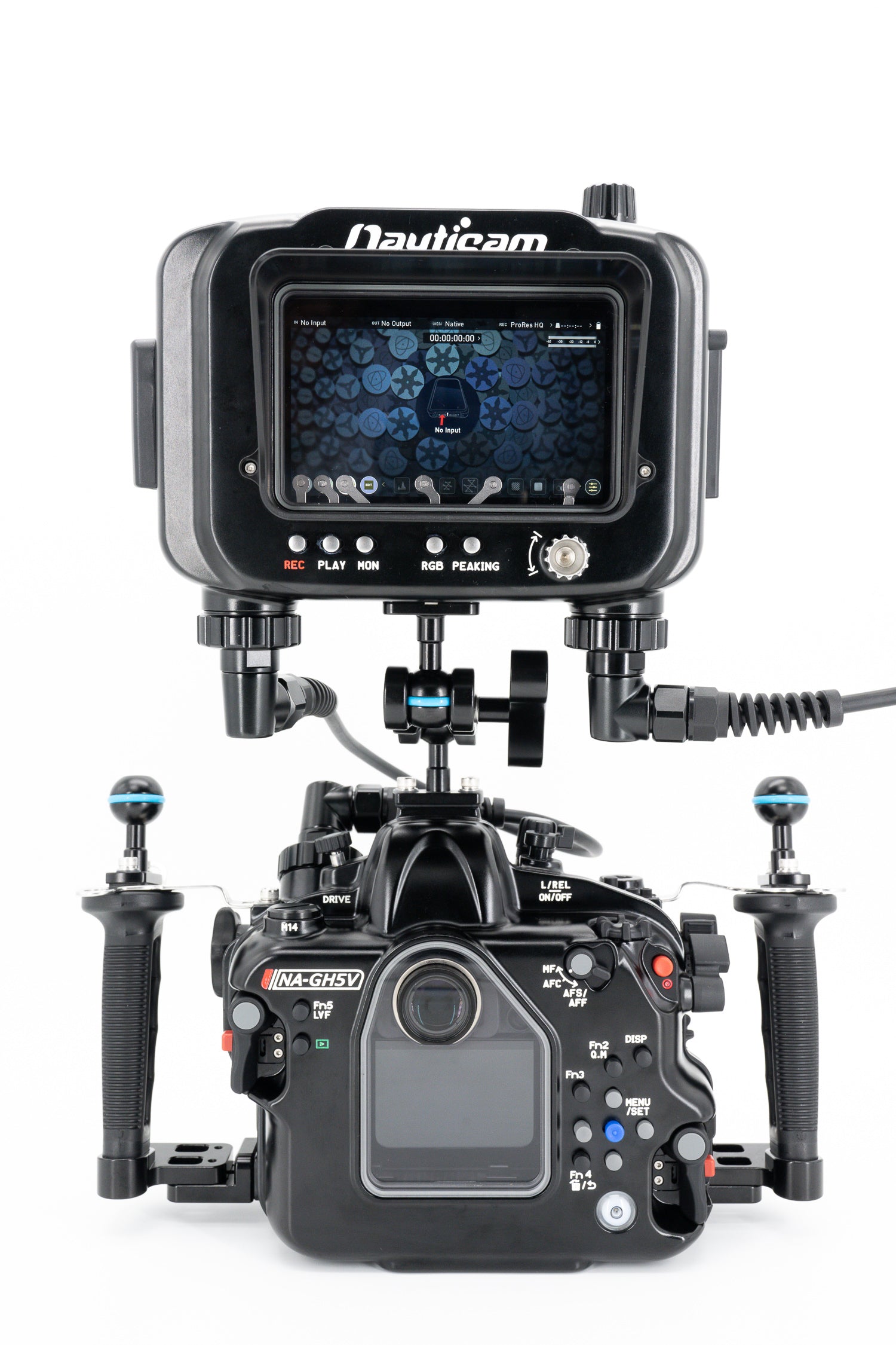 Waterproof Underwater Housing for Panasonic Lumix GH5/GH5S/GH5II Cameras - HDMI 2.0 Support - Ideal for Scuba Diving, Snorkeling & Underwater Photography