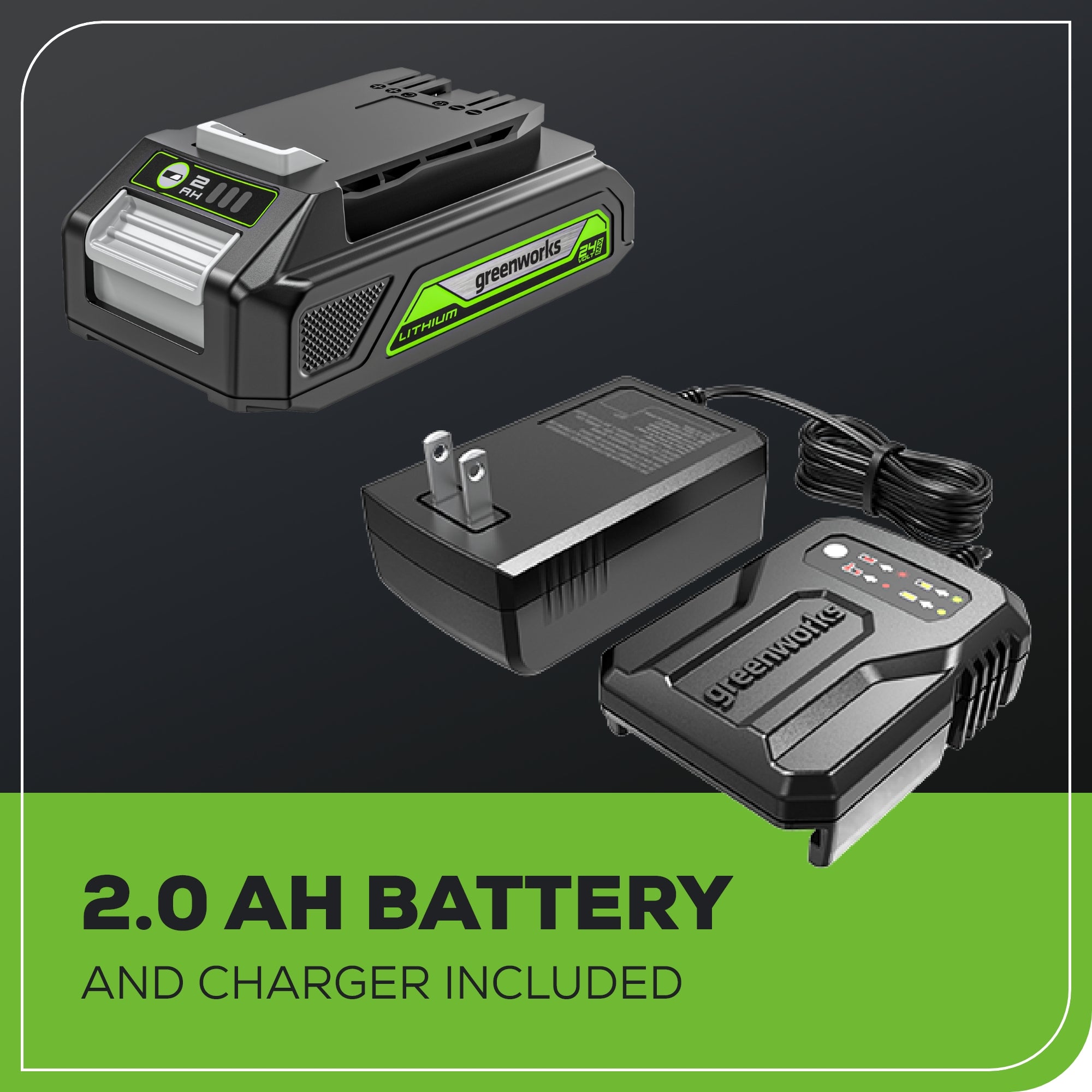 24V Cordless Battery Multi Tool with 2.0Ah Battery & Fast Charger - Perfect for DIY Home Projects, Woodworking, and Professional Construction Work