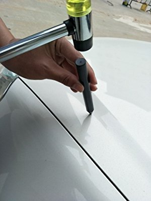5pc Paintless Dent Repair Kit - Black Nylon Tools for All Painted Surfaces - Car Dent Removal